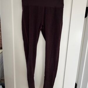 ALO Yoga Heathered Purple Leggings
